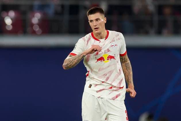 Benjamin Sesko (RB Leipzig) gestikuliert, UEFA Champions League 2024 25 League Phase MD2, RB Leipzig v Juventus, Red Bull Arena am 02. October 2024 in Leipzig, Deutschland. (Foto von Marco Steinbrenner DeFodi Images) Benjamin Sesko (RB Leipzig) gestures, UEFA Champions League 2024 25 League Phase MD2, RB Leipzig v Juventus, Red Bull Arena (Leipzig), October 2, 2024 in Leipzig, Germany. (Photo by Marco Steinbrenner DeFodi Images) Defodi-700_leipzig_juve_20241002_030