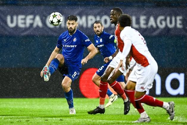 GNK Dinamo v AS Monaco - UEFA Champions League 2024 25 League Phase MD2 ZAGREB, CROATIA - OCTOBER 2: Bruno Petkovic of Dinamo Zagreb in action during UEFA Champions League 2024 25 League Phase MD2 match between GNK Dinamo v AS Monaco at Maksimir Stadion on October 2, 2024 in Zagreb, Croatia.  MarkoxLukunic PIXSELL