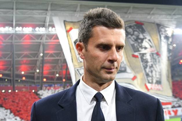 Thiago Motta (Trainer, Juventus Turin). GER, RB Leipzig vs. Juventus Turin, Fussball, UEFA Champions League, 2. Spieltag, Saison 2024 2025, 02.10.2024 DFB DFL REGULATIONS PROHIBIT ANY USE OF PHOTOGRAPHS AS IMAGE SEQUENCES AND OR QUASI-VIDEO GER, RB Leipzig vs. Juventus Turin, Fussball, UEFA Champions League, 2. Spieltag, Saison 2024 2025, 02.10.2024 Leipzig Copyright: xEibner-Pressefoto BertxHarzerx EP_BHR