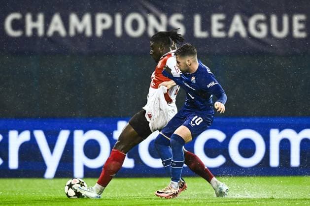 GNK Dinamo v AS Monaco - UEFA Champions League 2024 25 League Phase MD2 ZAGREB, CROATIA - OCTOBER 2: Martin Baturina of Dinamo Zagreb in action during UEFA Champions League 2024 25 League Phase MD2 match between GNK Dinamo v AS Monaco at Maksimir Stadion on October 2, 2024 in Zagreb, Croatia.  MarkoxLukunic PIXSELL