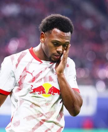 RB Leipzig - Juventus Turin Champions League Leipzig, 02.10.2024, Red Bull Arena, Fußball, UEFA Champions League, 2. Spieltag , RB Leipzig vs. Juventus Turin , Im Bild: Lois Openda (11, RB Leipzig). , Nur zur redaktionellen Nutzung. Only editorial use. , UEFA regulations prohibit any use of photographs as image sequences and or quasi-video. ,