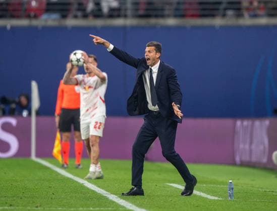Fussball, Herren, Saison 2024 2025, Champions League (Ligaphase, 2. Spieltag), RB Leipzig - Juventus Turin, Trainer Thiago Motta (Juventus Turin) , 02.10.2024, Copyright: xSebastianxRäppold MatthiasxKochx