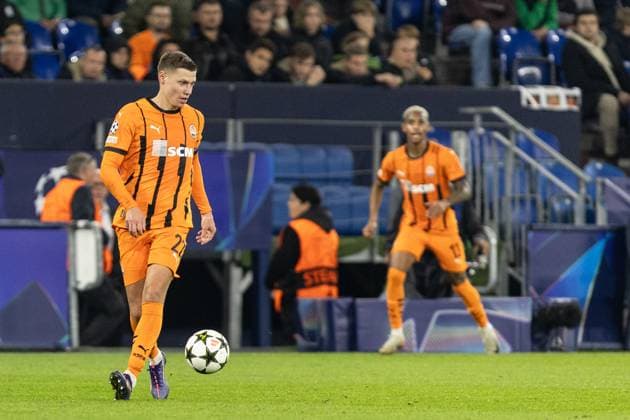 UEFA Champions League: Shakhtar - Atalanta; 02.10.2024 Mykola Matviyenko (Shakhtar, 22) UEFA Champions League: Shakhtar - Atalanta; Arena AufSchalke, Gelsenkirchen; 02.10.2024 Copyright: xBEAUTIFULxSPORTS Buriakovx