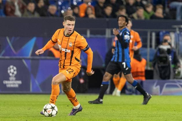 UEFA Champions League: Shakhtar - Atalanta; 02.10.2024 Mykola Matviyenko (Shakhtar, 22) UEFA Champions League: Shakhtar - Atalanta; Arena AufSchalke, Gelsenkirchen; 02.10.2024 Copyright: xBEAUTIFULxSPORTS Buriakovx