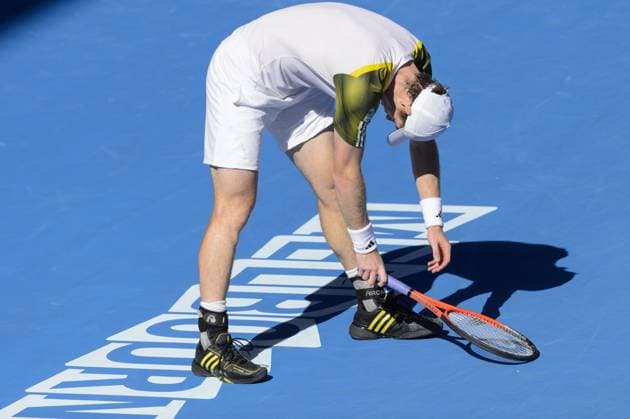 Archivbilder der Woche SPORT KW40 Tennis 2013: Australian Open JAN 19 Jan. 19, 2013 - Melbourne, Victoria, Australia - January 19, 2013: Andy Murray (GBR) in action in a third round match against Ricardas Berankis (LTU) on day five of the 2013 Australian Open grand slam tennis tournament at Melbourne Park in Melbourne, Australia. Sydney Low Cal Media Melbourne Victoria Australia EDITORIAL USE ONLY Copyright: xx ZUMA-20130119_zaf_c04_048.jpg SydneyxLowx csmphoto704830