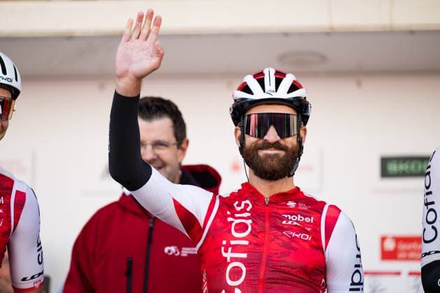 Münsterland Giro 2024, 03.10.2024 Vor seinem letzten Rennen: Simon Geschke (GER, Team Cofidis), Sparkassen Münsterland Giro, Münster (GER), 03.10.2024 Copyright: xBEAUTIFULxSPORTS Hilgerx