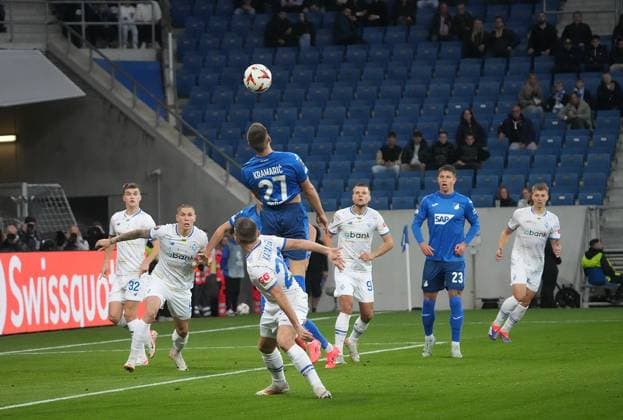 Europa League, TSG 1899 Hoffenheim vs FC Dynamo Kiew 03.10.2024, PreZero-Arena, Sinsheim, Europa League, TSG 1899 Hoffenheim vs FC Dynamo Kiew , im Bild Andrej Kramaric (Hoffenheim)