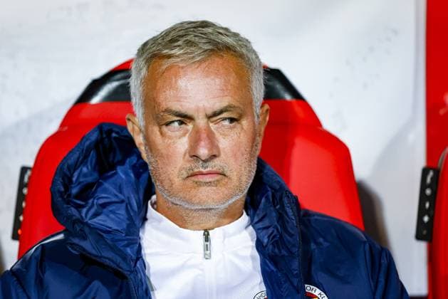 ENSCHEDE, 03-10-2024 , Stadium de Grolsch Veste, football, UEFA Europa League, season 2024 2025, during the match FC Twente - Fenerbahce, Fenerbahce trainer coach Jose Mourinho Twente - Fenerbahce  x26383215x Copyright: