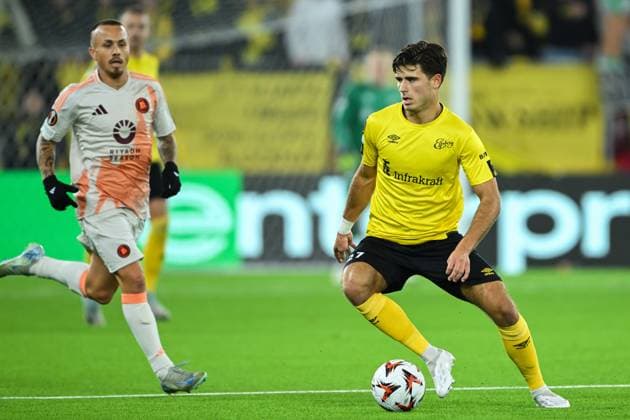 241003 Besfort Zeneli of Elfsborg during the UEFA Europa League between Elfsborg and Roma on October 3, 2024 in Boras. Photo: Jörgen Jarnberger BILDBYRAN COP 112 JJ0405 fotboll, football, soccer, fotball,uefa europa league,elfsborg,r Copyright: JÖRGENxJARNBERGER BB241003JJ034