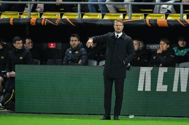 241003 Manager Oscar Hiljemark of Elfsborg during the UEFA Europa League between Elfsborg and Roma on October 3, 2024 in Boras. Photo: Jörgen Jarnberger BILDBYRAN COP 112 JJ0405 fotboll football soccer fotball uefa europa league elfsborg roma bbeng Copyright: JÖRGENxJARNBERGER BB241003JJ035