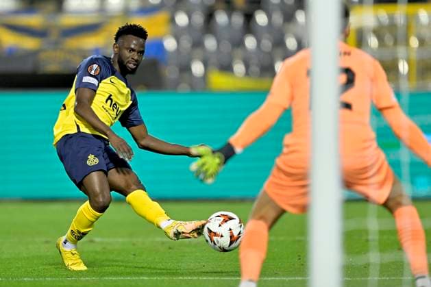 Royale Union Saint-Gilloise v FK Bodo Glimt - UEFA Europa League BRUSSELS, BELGIUM - OCTOBER 03 : Niang Ousseynou midfielder of Royale Union Saint-Gilloise during the UEFA Europa League phase matchday 2 match between Royale Union Saint-Gilloise and FK Bodo Glimt on October 3, 2024 in Brussels, Belgium, 03 10 2024 Brussels Belgium  Copyright: xSesx