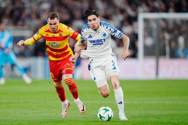 UEFA Conference League match between FC Copenhagen and Jagiellonia in Parken in Copenhagen on Thursday, October 3, 2024. (Photo: Liselotte Sabroe Scanpix 2024) , Copenhagen Denmark Copyright: LiselottexSabroex spdk20241003-210542-L