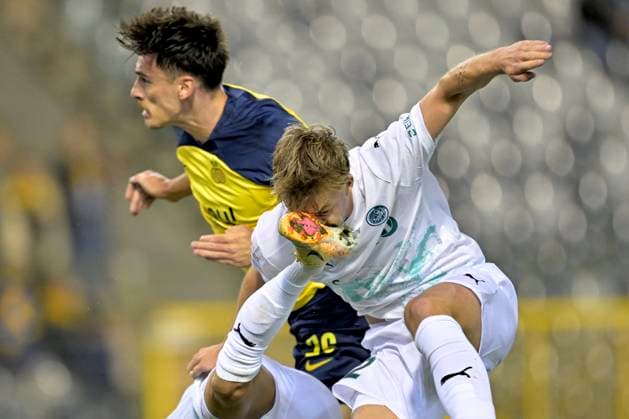 Sport Bilder des Tages Royale Union Saint-Gilloise v FK Bodo Glimt - UEFA Europa League BRUSSELS, BELGIUM - OCTOBER 03 : Villads Nielsen defender of FK Bodo Glimt during the UEFA Europa League phase matchday 2 match between Royale Union Saint-Gilloise and FK Bodo Glimt on October 3, 2024 in Brussels, Belgium, 03 10 2024 Brussels Belgium  Copyright: xSesx