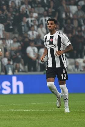 Felix Uduokhai of Besiktas during the UEFA Europa League 2024 25 League Phase MD2 match between Besiktas JK and Eintracht Frankfurt at Tupras Stadium on October 3, 2024 in Istanbul, Turkey. Istanbul Turkey Copyright: xSeskimphotox Besiktas-EFrankfurt-31024 (61)