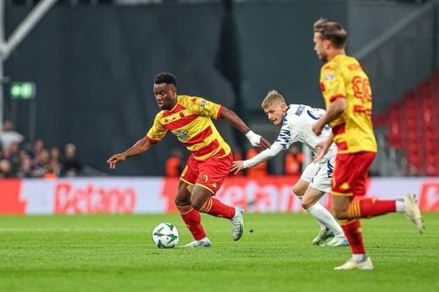 03.10.2024 KOPOENHAGA (DENMARK) PILKA NOZNA (FOOTBALL) UEFA CONFERENCE LEAGUE SEASON 2024 2025 - 1. KOLEJKA (GAME) FC KOPENHAGA - JAGIELLONIA BIALYSTOK NZ AFIMICO PULULU FOTO KAMIL SWIRYDOWICZ CYFRASPORT NEWSPIX.PL --- Newspix.pl POLAND OUT!  241003CSKS023