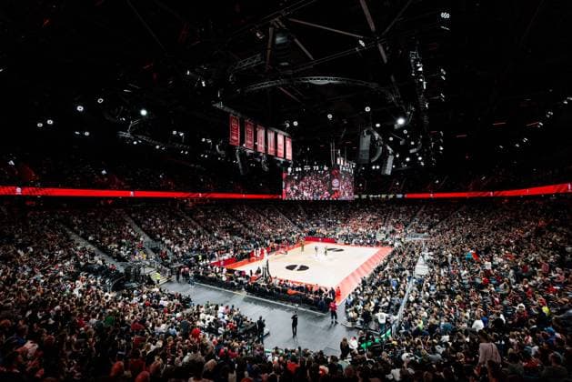 Turkish Airlines EuroLeague, FC Bayern München - Real Madrid Baloncesto; 03.10.2024 Totale SAP Garden während dem Spiel Turkish Airlines EuroLeague, FC Bayern München - Real Madrid Baloncesto; München, SAP Garden am 03.10.2024 *** Turkish Airlines EuroLeague, FC Bayern Munich Real Madrid Baloncesto 03 10 2024 Totale SAP Garden during the match Turkish Airlines EuroLeague, FC Bayern Munich Real Madrid Baloncesto Munich, SAP Garden on 03 10 2024 Copyright: xBEAUTIFULxSPORTS Wunderlx