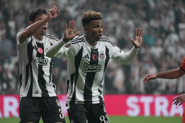 Gedson Fernandes of Besiktas during the UEFA Europa League 2024 25 League Phase MD2 match between Besiktas JK and Eintracht Frankfurt at Tupras Stadium on October 3, 2024 in Istanbul, Turkey. (Photo by Seskimphoto ) Besiktas JK v Eintracht Frankfurt UEFA Europa League 2024 25 