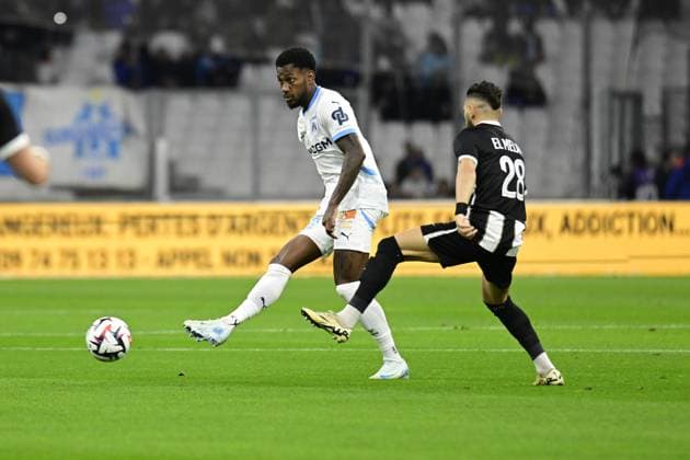 L Olympique de Marseille reçoit l Angers Sporting Club de l Ouest dans le cadre de sixième journée de Ligue 1 McDonald s à l Orange Vélodrome, le 04 octobre 2024. Mickael Murillo (OM) FOOTBALL : Olympique de Marseille VS Angers SCO - Ligue 1 - 04 10 2024 WilliamCannarella Panoramic 