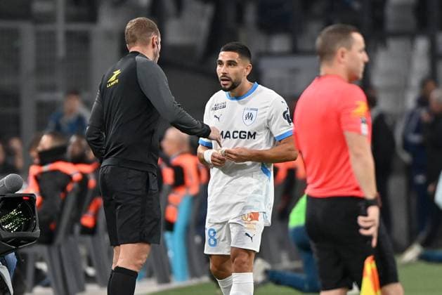 Olympique de Marseille v Angers SCO - Ligue 1 McDonald s 2024 2025 08 Neal MAUPAY (om) during the Ligue 1 McDonald s match between Marseille and Angers at Orange Velodrome on October 4, 2024 in Marseille, France. Marseille France  Copyright: xFEPx 776218675