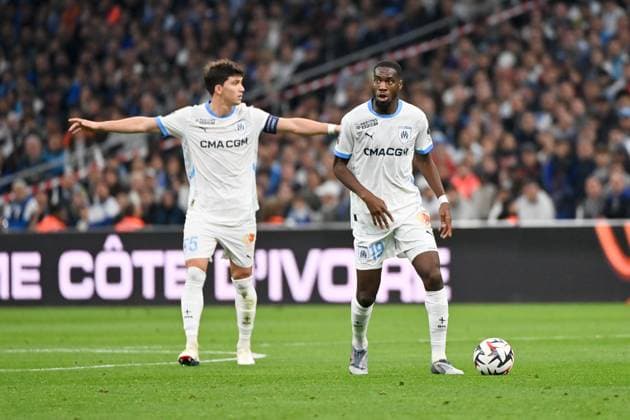 Olympique de Marseille v Angers SCO - Ligue 1 McDonald s 2024 2025 19 Geoffrey KONDOGBIA (om) during the Ligue 1 McDonald s match between Marseille and Angers at Orange Velodrome on October 4, 2024 in Marseille, France. Marseille France  Copyright: xFEPx 776218675