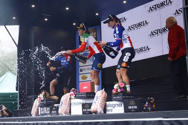 Giro dellÃ¢ÂÄÂ™Emilia 2024 - 10t th Edition- Vignola- San luca, 216 km- Italy- 05-10-2024 during Giro dell Emilia, Street Cycling race in San Luca, Italy, October 05 2024  Copyright: xStefanoxCavasino IPAxSportx xipax xx IPA_50353168 IPA_Agency_IPA50353168