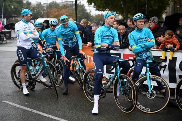 Paris-Tours cycling race 2024 TOURS, FRANCE - OCTOBER 06 : Bol Cees (NED) of Astana Qazaqstan Team during the UCI Pro Series Paris-Tours cycling race with start in Chartres and finish in Tours (214km) on October 6, 2024 in Tours, France, 06 10 2024 Tours France  Copyright: xPeterxDexVoechtx