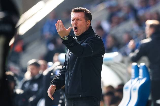 Trainer Christian Titz (1. FC Magdeburg) - 2. Fussball Bundesliga Saison 2024-2025 1. FC Magdeburg vs. SpVgg Greuther Fürth in der Avnet Arena in Magdeburg - Fußball,Mann,Männer,Deutschland,06.10.2024