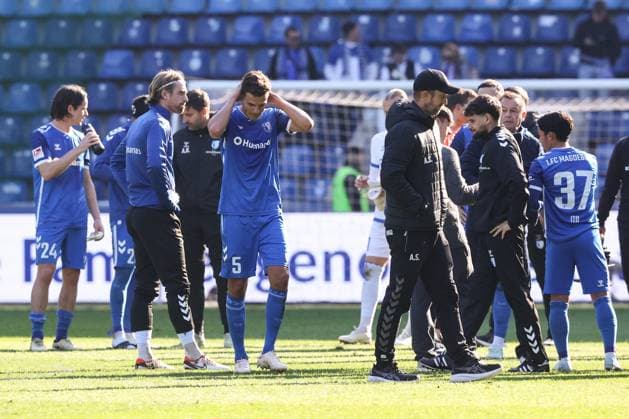 Tobias Müller (1. FC Magdeburg,5) - 2. Fussball Bundesliga Saison 2024-2025 1. FC Magdeburg vs. SpVgg Greuther Fürth in der Avnet Arena in Magdeburg - Aktion,Fußball,Mann,Männer,Deutschland,06.10.2024