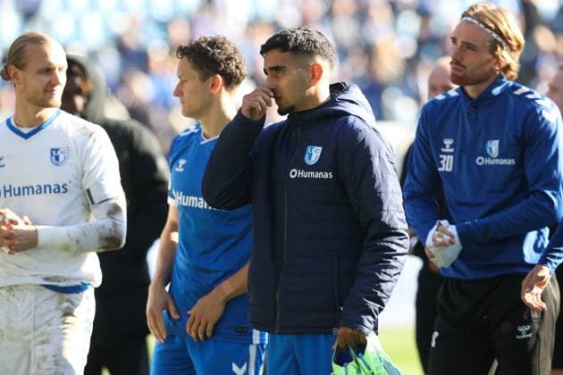 Livan Burcu (1. FC Magdeburg,29) - 2. Fussball Bundesliga Saison 2024-2025 1. FC Magdeburg vs. SpVgg Greuther Fürth in der Avnet Arena in Magdeburg - Aktion,Fußball,Mann,Männer,Deutschland,06.10.2024