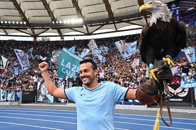 Sport Bilder des Tages October 6, 2024, Rome, Milan, Italy: Pedro of S.S. Lazio during the 7th day of the Serie A Championship between S.S. Lazio and Empoli F.C. at the Olympic Stadium on October 6, 2024 in Rome, Italy. CALCIO - Serie A - SS Lazio vs Empoli FC  - ZUMAs349 20241006_zsa_s349_761 Copyright: xDomenicoxCippitelli IpaxSportx
