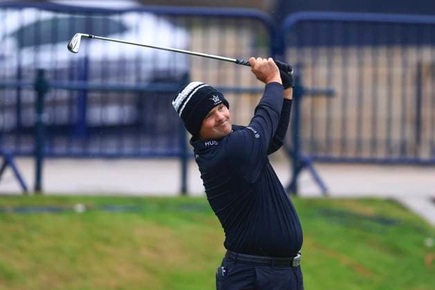 6th October 2024; The Old Course at St Andrews, Fife, Scotland; Alfred Dunhill Links Golf Championship, Final Round; Patrick Reed of the USA tees off on the first hole of the Old Course, St Andrews, during the final round of the Dunhill Links Championship  ActionPlus12701433 DavidxYoung