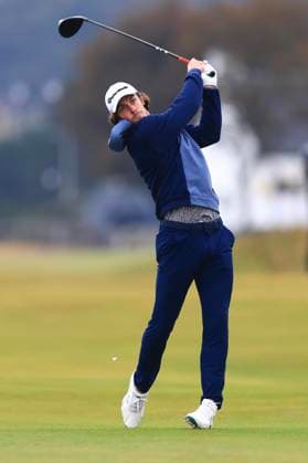 6th October 2024; The Old Course at St Andrews, Fife, Scotland; Alfred Dunhill Links Golf Championship, Final Round; Welsh former footballer Gareth Bale tees off on the third hole of the Old Course, St Andrews, during the final round of the Dunhill Links Championship  ActionPlus12701444 DavidxYoung