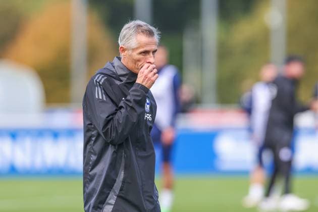 07.10.2024, Fussball, Saison 2024 2025, 2. Bundesliga, Training FC Schalke 04, Cheftrainer Kees van Wonderen (FC Schalke 04) Gelsenkirchen NRW Deutschland xRHR-FOTOx