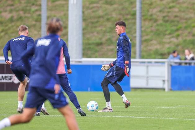 07.10.2024, Fussball, Saison 2024 2025, 2. Bundesliga, Training FC Schalke 04, Luca Podlech (FC Schalke 04) Gelsenkirchen NRW Deutschland xRHR-FOTOx