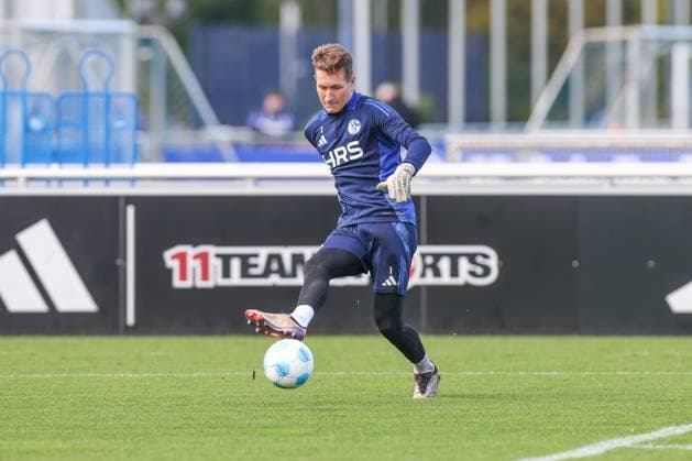 07.10.2024, Fussball, Saison 2024 2025, 2. Bundesliga, Training FC Schalke 04, Ron-Thorben Hoffmann (FC Schalke 04) Gelsenkirchen NRW Deutschland xRHR-FOTOx
