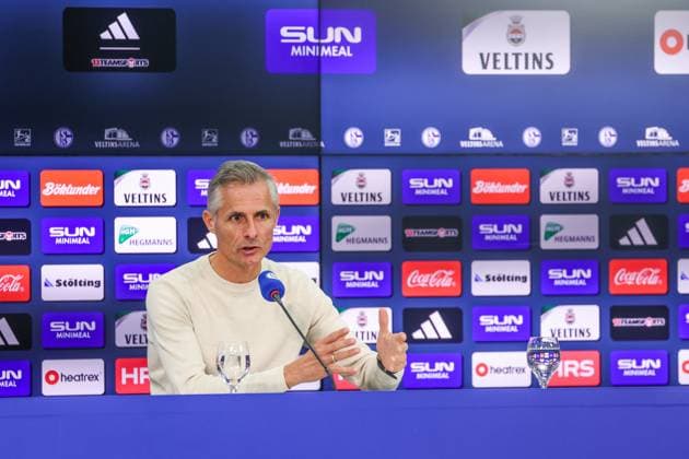 07.10.2024, Fussball, Saison 2024 2025, 2. Bundesliga, Vorstellung von Cheftrainer Kees van Wonderen (FC Schalke 04), Cheftrainer Kees van Wonderen (FC Schalke 04) Gelsenkirchen NRW Deutschland xRHR-FOTOx