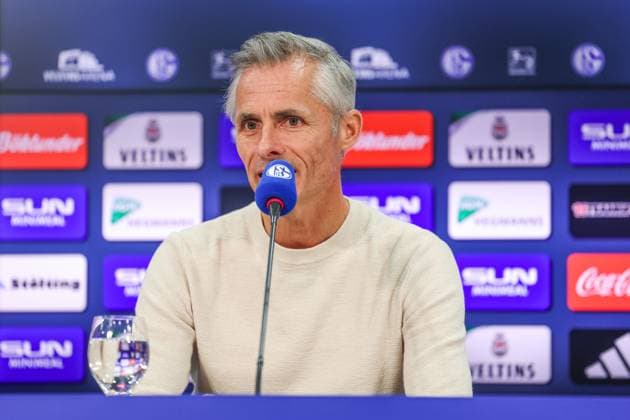 07.10.2024, Fussball, Saison 2024 2025, 2. Bundesliga, Vorstellung von Cheftrainer Kees van Wonderen (FC Schalke 04), Cheftrainer Kees van Wonderen (FC Schalke 04) Gelsenkirchen NRW Deutschland xRHR-FOTOx