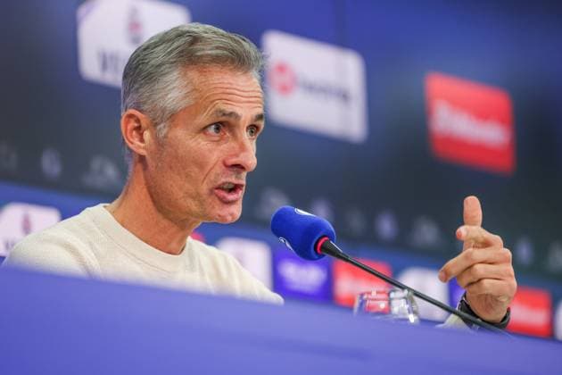 07.10.2024, Fussball, Saison 2024 2025, 2. Bundesliga, Vorstellung von Cheftrainer Kees van Wonderen (FC Schalke 04), Cheftrainer Kees van Wonderen (FC Schalke 04) Gelsenkirchen NRW Deutschland xRHR-FOTOx