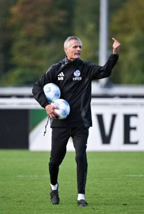Trainer Kees van Wonderen (FC Schalke 04) 07.10.2024, Fussball Saison 2024 2025, 2. Bundesliga, Training FC Schalke 04 Gelsenkirchen Trainingsgelände Nordrhein Westfalen Deutschland