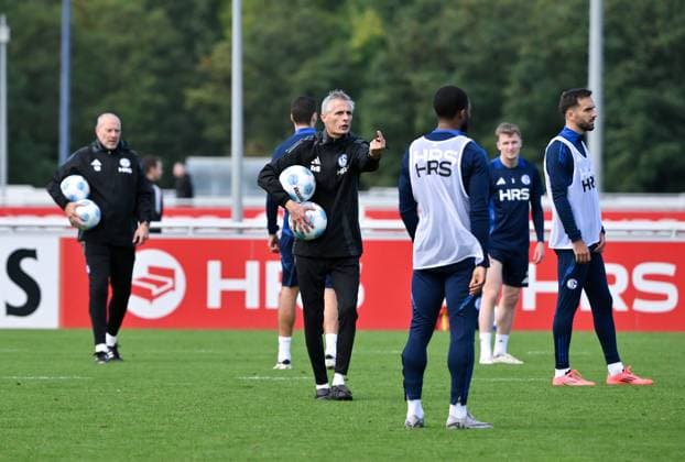 07.10.2024, Fussball Saison 2024 2025, 2. Bundesliga, Training FC Schalke 04 Gelsenkirchen Trainingsgelände Nordrhein Westfalen Deutschland