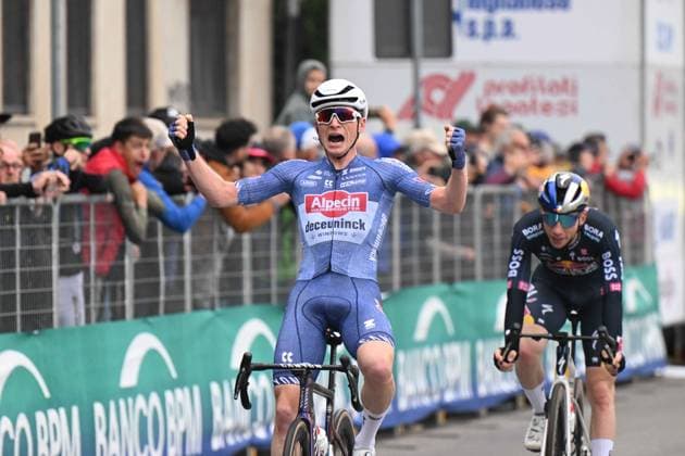 07-10-2024 Coppa Bernocchi; 2024, Alpecin - Deceuninck; 2024, Red Bull - Bora - Hansgrohe; Van Tricht, Stan; Adria Oliveras, Roger; Legnano; 