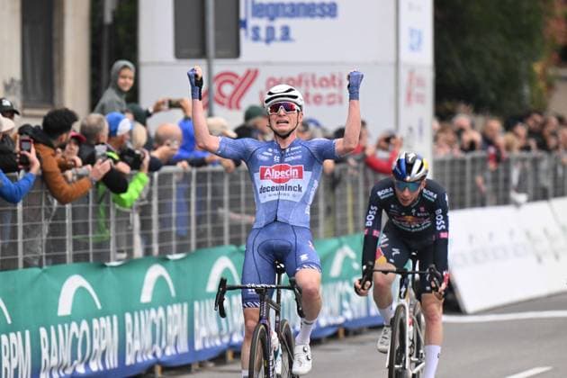 07-10-2024 Coppa Bernocchi; 2024, Alpecin - Deceuninck; 2024, Red Bull - Bora - Hansgrohe; Van Tricht, Stan; Adria Oliveras, Roger; Legnano; 