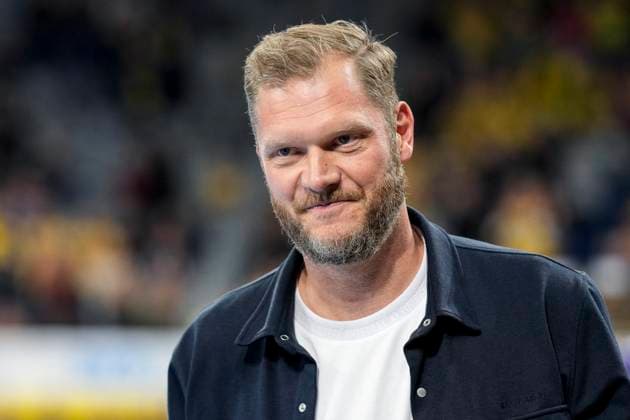 Johannes Bitter (Jogi Bitter, Torwart, Hamburg, 1), Einzelbild, Einzelfoto, Aktion, Action, Porträt, Portrait, Freude, freuen, freut sich, freundlich, fröhlich, glücklich, strahlend, optimistisch, 07.10.2024, Mannheim (Deutschland), Handball, Bundesliga, Rhein-Neckar Löwen - Handball Verein Hamburg