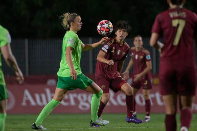 Wolfsburg s Lena Lattwein during the UEFA Women& x2019;s Champions League 2024 2025 Group A between AS Roma vs Wolfsburg at the Tre Fontane stadium Rome on 08 October 2024. - Soccer.  Copyright: xFabrizioxCorradetti LaPressex
