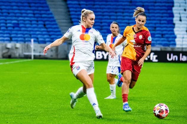 Ellie Carpenter (OL) FOOTBALL : Olympique Lyonnais vs Galatasaray - UEFA Women?s Champions League - Journée 1 - 08 10 2024 BaptisteAutissier Panoramic 