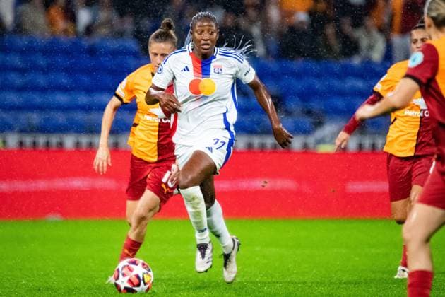 Kadidiatou Diani (OL) FOOTBALL : Olympique Lyonnais vs Galatasaray - UEFA Women?s Champions League - Journée 1 - 08 10 2024 BaptisteAutissier Panoramic 
