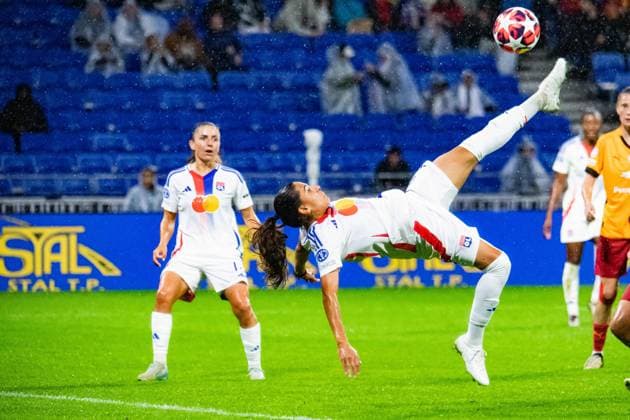 Sport Bilder des Tages Amel Majri (OL) FOOTBALL : Olympique Lyonnais vs Galatasaray - UEFA Women?s Champions League - Journée 1 - 08 10 2024 BaptisteAutissier Panoramic 