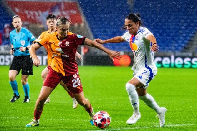 Amel Majri (OL) FOOTBALL : Olympique Lyonnais vs Galatasaray - UEFA Women?s Champions League - Journée 1 - 08 10 2024 BaptisteAutissier Panoramic 