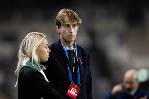 241009 Technical director Adrian von Heijne of Hammarby ahead of the UEFA Women s Champions League football match between Hammarby and St Pölten on October 9, 2024 in Stockholm. Photo: Kenta Jönsson BILDBYRAN COP 210 KJ0195 fotboll football soccer fotball champions league hammarby st pölten dam bbeng Copyright: KENTAxJÖNSSON BB241009KJ015