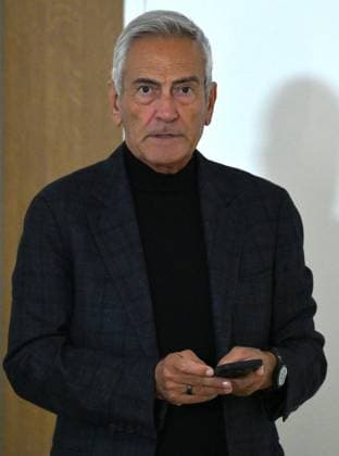 October 9, 2024, Roma, ITALY: Italian Soccer Federation (FIGC) President Gabriele Gravina attends a press conference, PK, Pressekonferenz at Olimpico stadium in Rome, Italy, 09 October 2024. Italy face Belgium in a UEFA Nations League soccer match on 10 October 2024 in Rome. ANSA ETTORE FERRARI UEFA Nations League: Italy s press conference  - ZUMAa110 20241009_zaf_a110_024 Copyright: xEttorexFerrarix